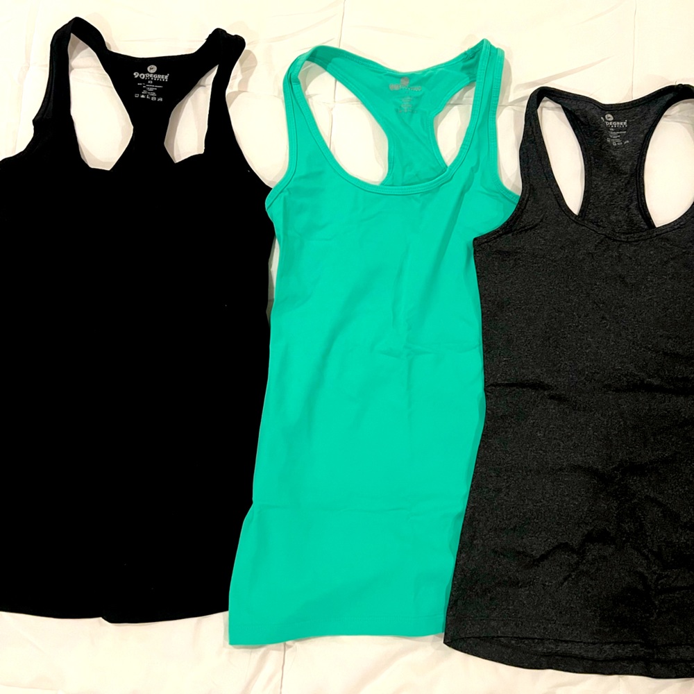 90 Degree Racerback Tanks (lot of 3)